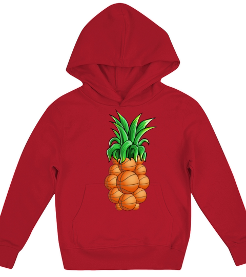 Basketball Pineapple Kids Hoodie