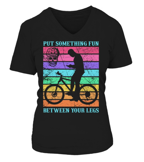 Put Something Fun Betwwwn Your Legs Women's V-Neck T-shirt
