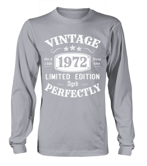 Vintage 1972 Limited Edition Aged Perfectly Women's Long Sleeve