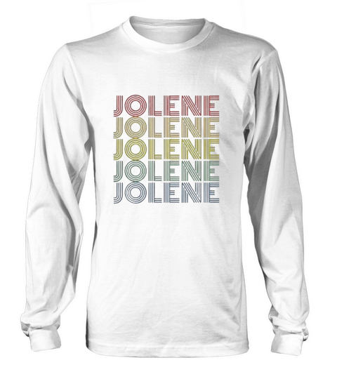 Jolene Retro Wordmark Pattern Vintage Style Women's Long Sleeve