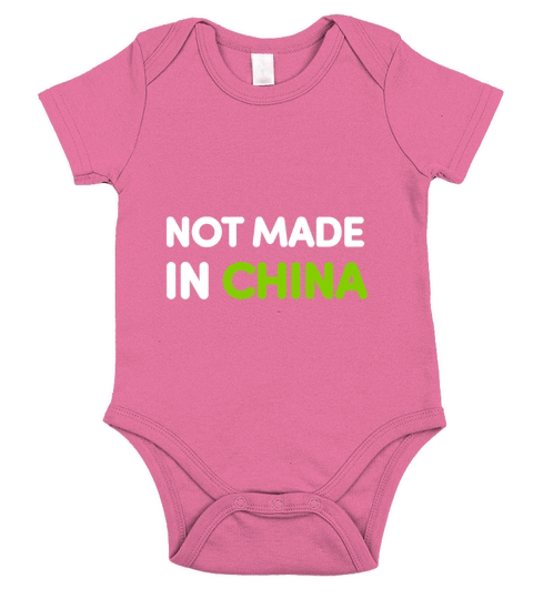 Not Made In China Short Sleeve Baby One-Piece