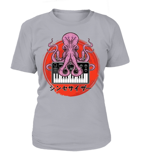 Modular Synthesizer Octopus Techno Acid Keyboard Women's T-Shirt