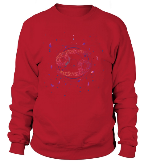 CANCER FLORAL ZODIAC SIGN Women's Sweatshirt