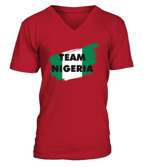 Tokyo Olympics 2021 Team Nigeria Men's V-Neck T-shirt