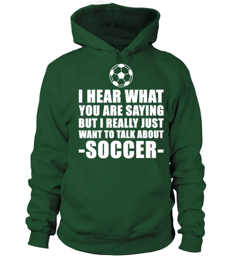 Soccer - cute soccer for boys or girls - funny s Women's Hoodie