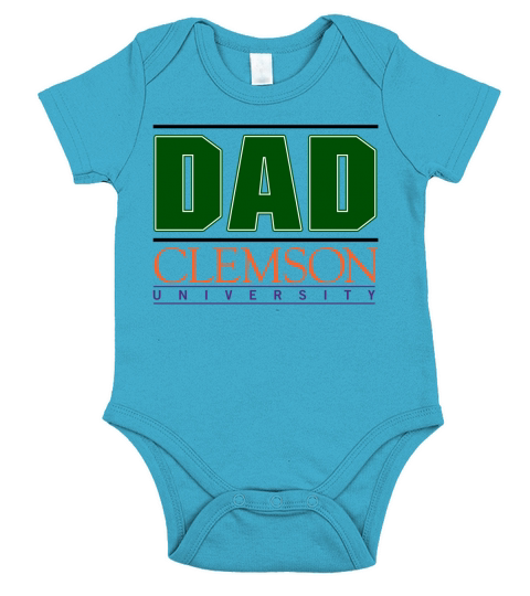 Clemson University Proud Dad Parents Day 2020 Short Sleeve Baby One-Piece