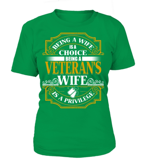 Being a Veterans Wife Is A Privilege T Shirt Women's T-Shirt