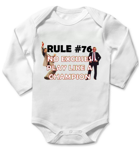 Wedding Crashers Rule76 T-Shirts Long Sleeve Baby One-Piece
