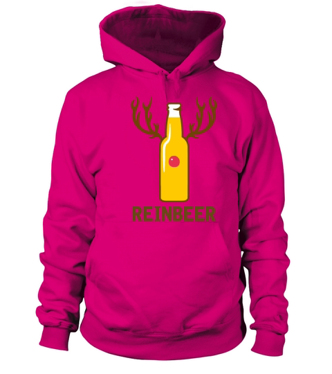 Reinbeer Reindeer Beer X mas Beer Bottle Drinking Women's Hoodie