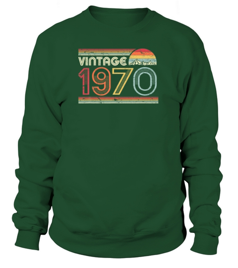 50th Birthday Gift Shirt Classic Vintage 1970 Women's Sweatshirt