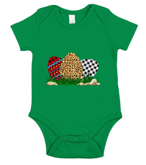 Easter Egg Short Sleeve Baby One-Piece