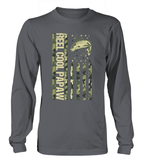 Reel Cool Papaw - Funny Fishing Paw Paw Fisherman Women's Long Sleeve