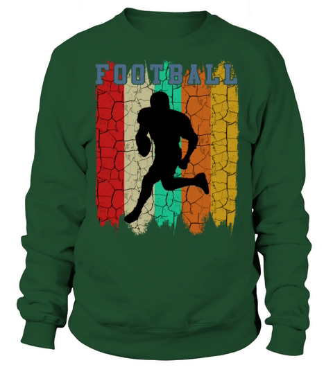 Retro Style Vintage American Football Player Sport Men's Sweatshirt