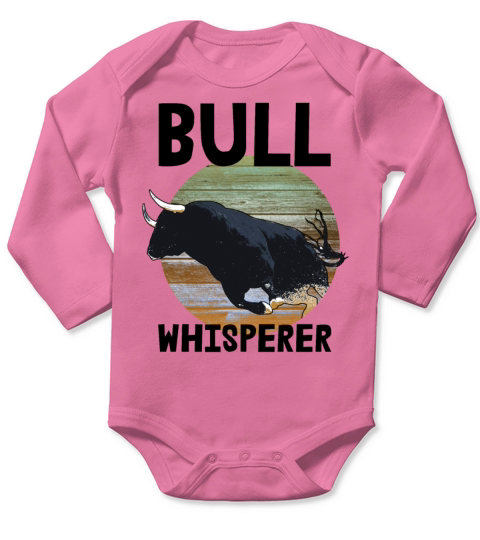 Bull Whisperer Long Sleeve Baby One-Piece