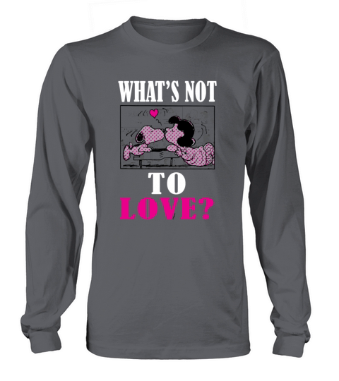 Peanuts Valentine Snoopy Lucy Love Women's Long Sleeve