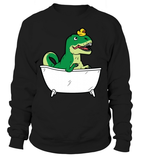 Dino in a Bathtub Women's Sweatshirt
