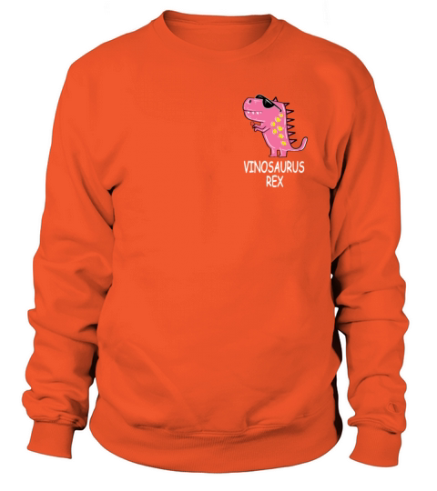 Wine dinosaur Vinosaurus Rex red wine wine glass Women's Sweatshirt