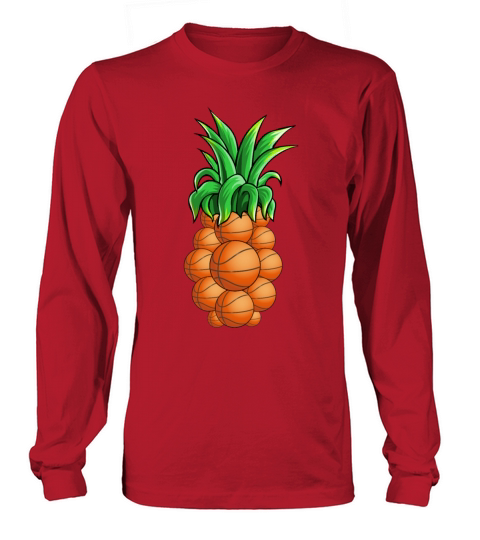 Basketball Pineapple Men's Long Sleeve