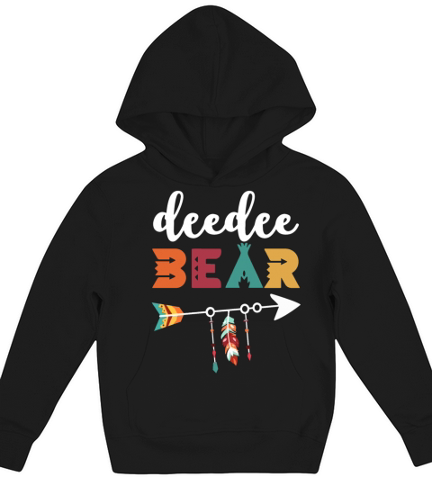 deedee bear camping funny love camp Kids Hoodie