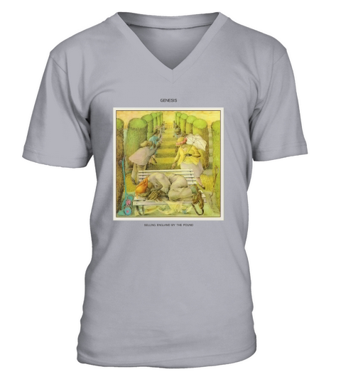 Genesi Selling England by the Pound V-Neck T-shirt
