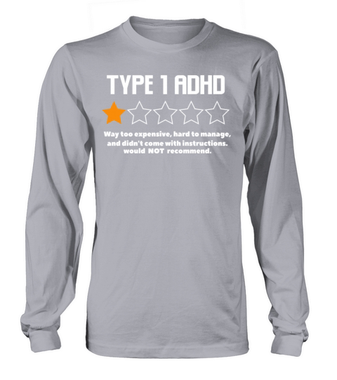 ADHD Awareness Funny Women's Long Sleeve