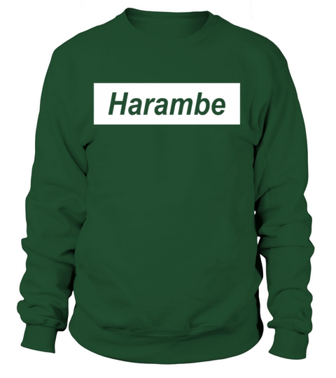NEW HARAMBE BOX LOGO SUPREME FUNNY HUMOR IRONIC ME Women's Sweatshirt