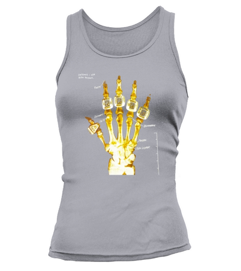 Official Kobe Hand X Ray gold Tank top Woman