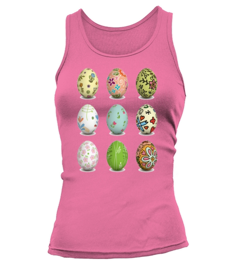easter eggs Tank top Woman