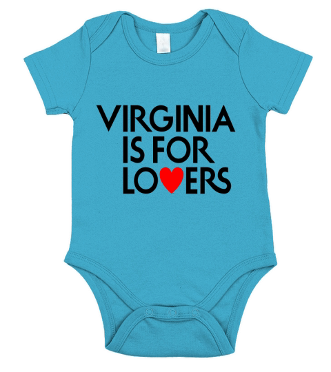 VIRGINIA IS FOR LOVERS Short Sleeve Baby One-Piece