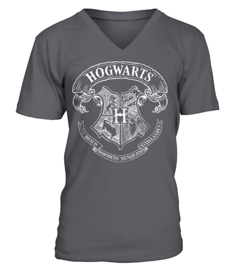 Harry Potter Coat of Arms of Hogwarts Men's V-Neck T-shirt