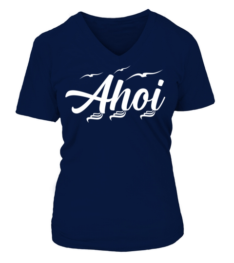 Ahoi Women's V-Neck T-shirt