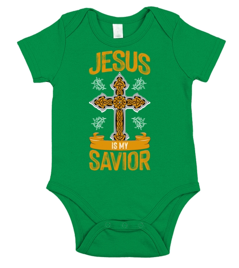 Jesus is my savior Short Sleeve Baby One-Piece