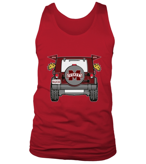 Jeep Mississippi State Bulldogs football Tank Top Unisex