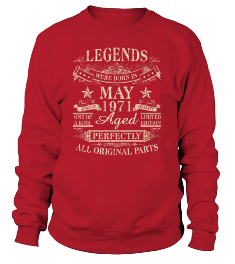 Legends Were Born In May 1971 50th Birthday Women's Sweatshirt