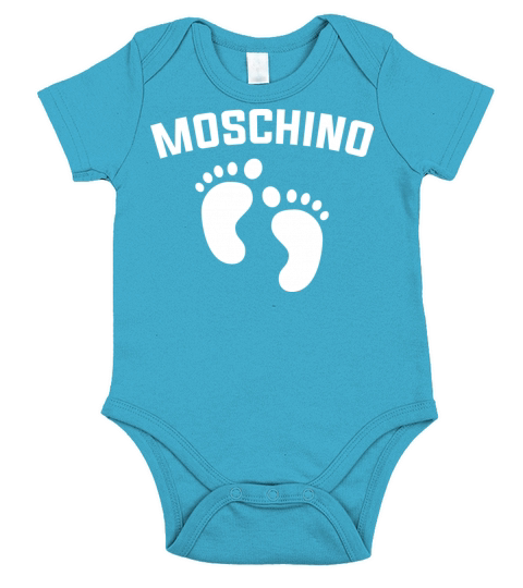 MOSCHINO Short Sleeve Baby One-Piece