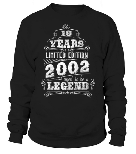 19 years limited edition 2002 birthday vintage Men's Sweatshirt