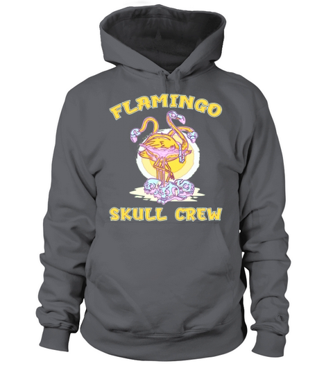 Flamingo Skull Halloween bones gift Women's Hoodie