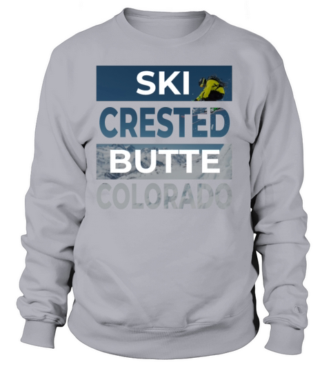 Crested Butte Colorado Ski Skiing Fan Winter Cool Women's Sweatshirt