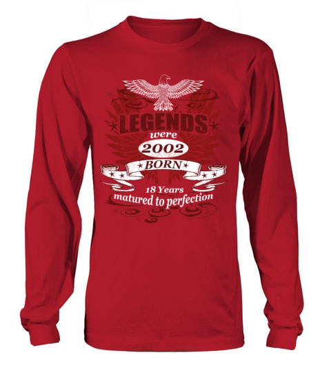 Gift for the 18th Birthday Vintage 2002 18 Years Women's Long Sleeve