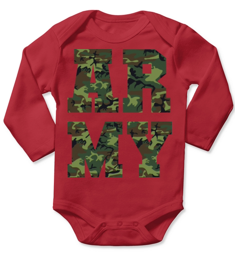 Army Performance Training Infantry Workout Long Sleeve Baby One-Piece