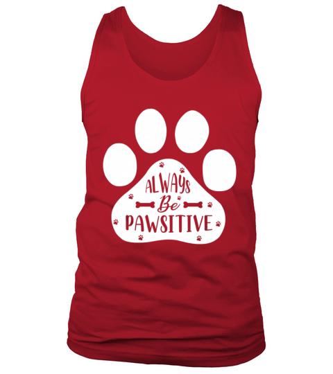 Always Be Pawsitive Dog Men's Tank Top