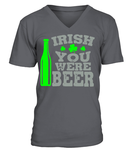 Irish you were beer Men's V-Neck T-shirt