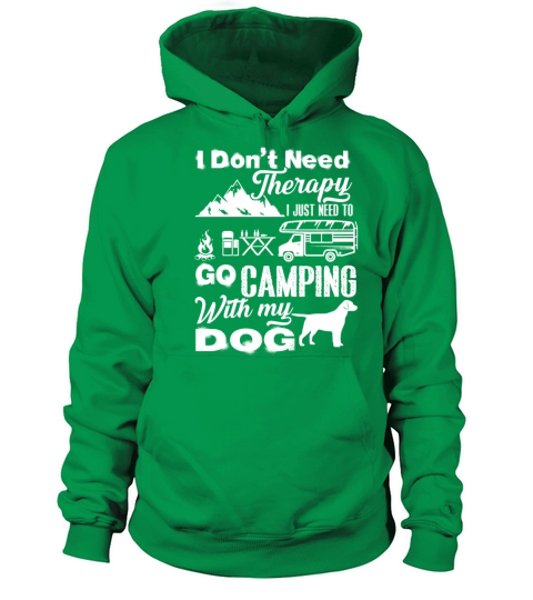 Camping With My Dog Shirt Women's Hoodie