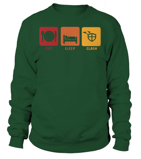 eat sleep clash Women's Sweatshirt