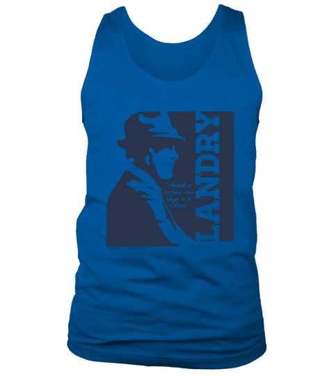 Wishful Inking Football Vintage Head Legendary Coach Tom Landry Tank Top Unisex
