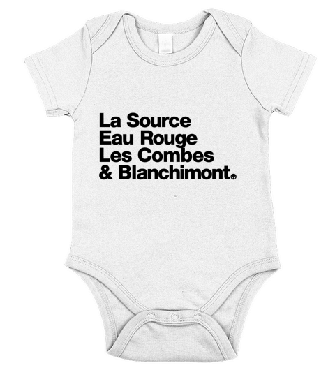 La source eau rouge les combes and blanchimont Short Sleeve Baby One-Piece
