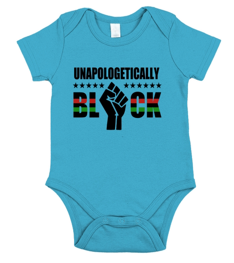 The Fist Unapologetically Black Short Sleeve Baby One-Piece