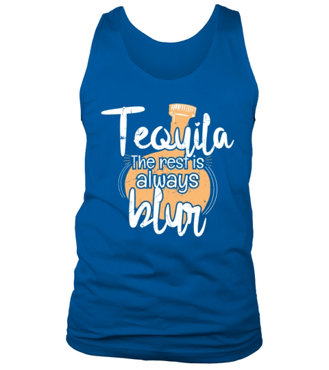 Tequila Blur Party Humor Spirits Men's Tank Top