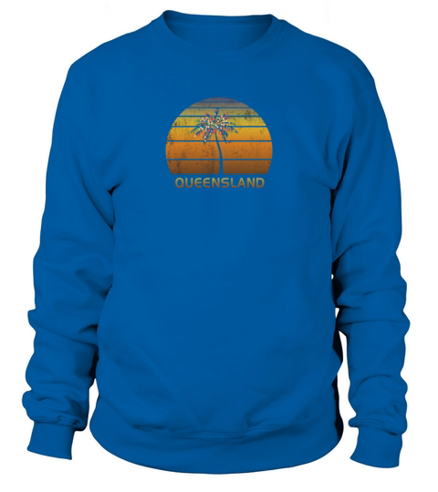 Retro Queensland Christmas Family Vacation Men's Sweatshirt