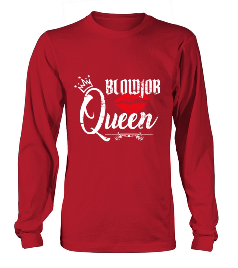 Blowjob Queen Vintage Schniblow funny gift Kinky B Women's Long Sleeve